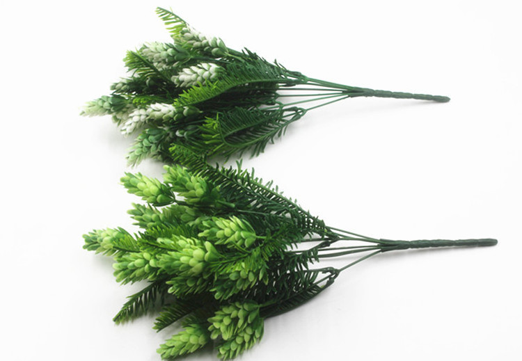 Promotion Leaves For Indoor Greenery Artificiales Deco Pine Needle Branch Cedar Bush Plants Outdoor Ramas De Abeto Artificial