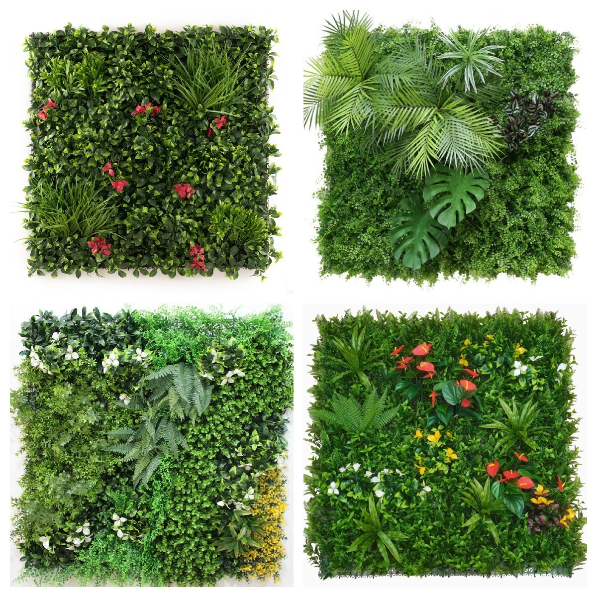 Artificial Boxwood Panel Vertical green Wall outdoor fence panels Artificial Foliage Grass Hedge Fence plante artificielle