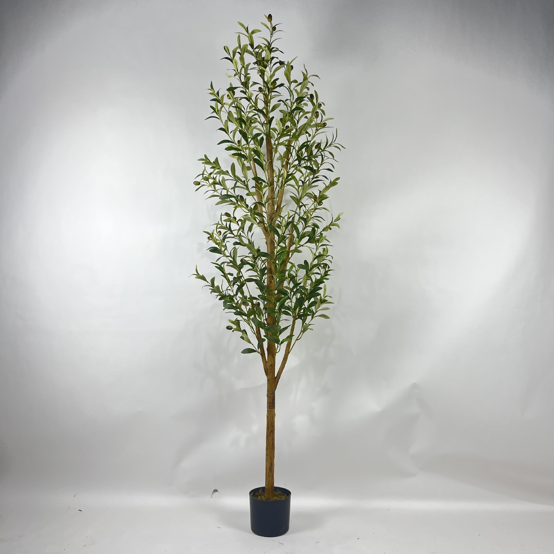 plastic plants tree thick fake faux artificial olive tree