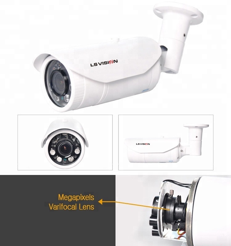 LS VISION 5 Megapixel AHD Bullet Security HD Analog 4 in 1 Hot CCTV Varifocal Lens Camera