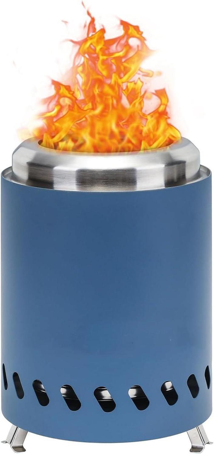 Stainless Steel Courtyard Tabletop Stove Detachable Mini Stove Portable Tabletop  Smokeless Fire Pit For Patio