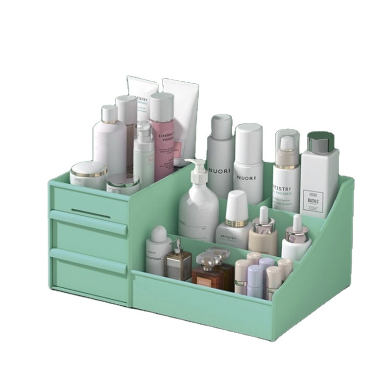 Plastic Cosmetic Storage Drawer Mini Desktop Storage Box Stationery Plastic Drawer Organizer