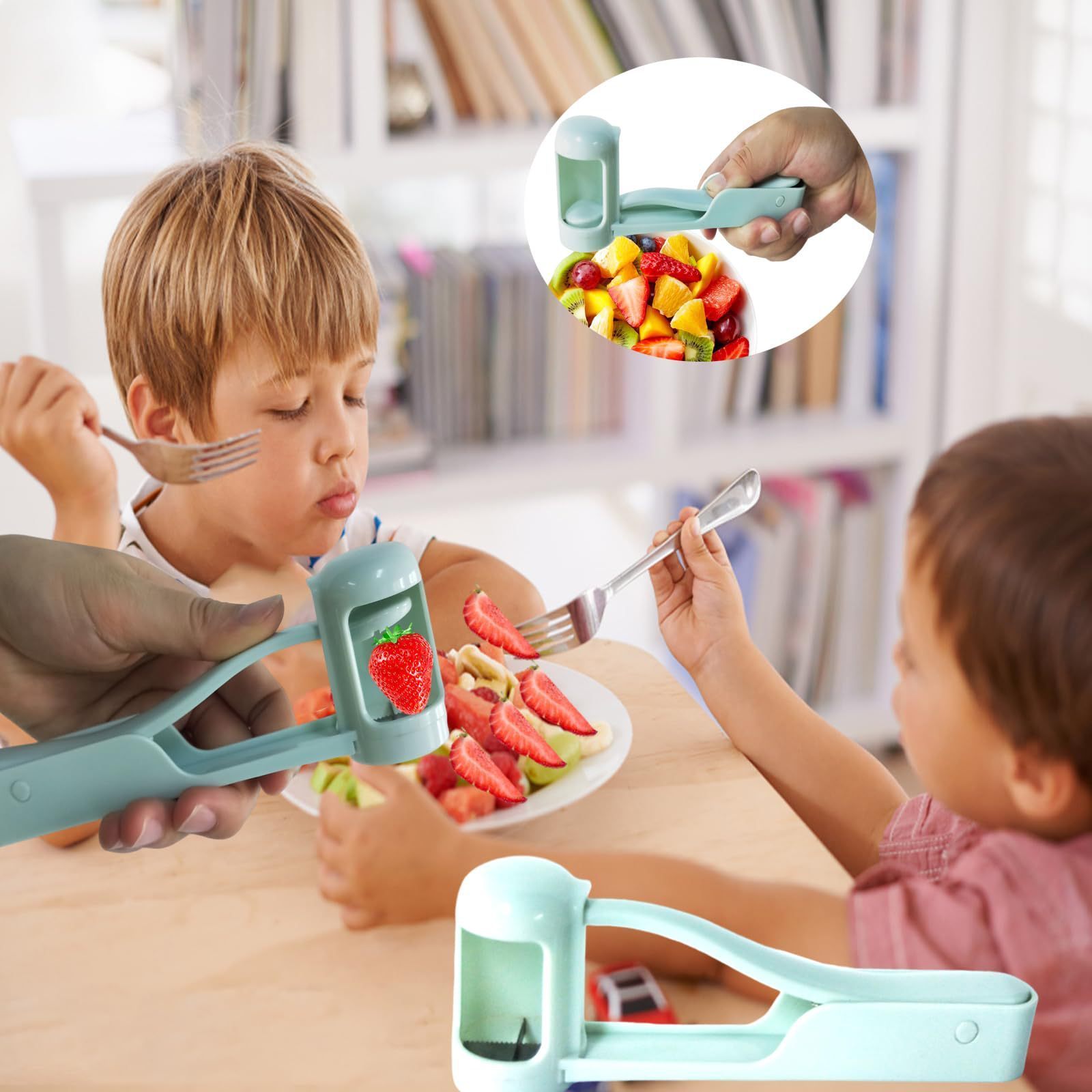 Multifunctional Kitchen Gadget  Quarter Grape Slicer Grape Cutter for Toddlers Grape Slicer for Baby Fruit & Vegetable Tools