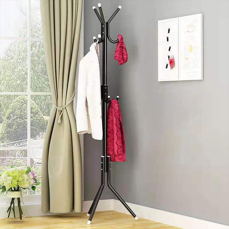 12 Hooks Multifunctional Metal Tree Coat Rack Wholesale Coat Rack Stand Heavy Duty Hooks Hanger Rack