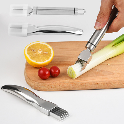 Multi-functional Kitchen Gadget  Stainless Steel Tools for the Kitchen Onion Cutter Garlic Knife Vegetable Shredders