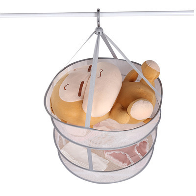 Drying clothing rack laundry basket bags white color Drying Hanger basket For household clothes