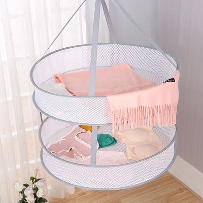 Drying clothing rack laundry basket bags white color Drying Hanger basket For household clothes