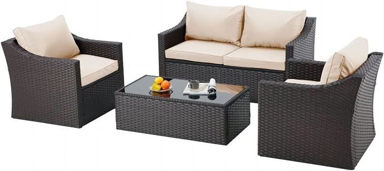 High Quality Patio Furniture 5pcs Outdoor Sofa Rattan Wicker Furniture Best Seller Garden Furniture Sets