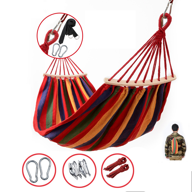 Outdoor& Indoor Hammock Chair Swing Camping Parachute Hammocks