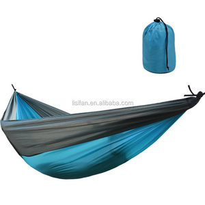 Portable  Parachute Hammocks Outdoor Custom Nylon 2 Person Camping Hammock Tree Hammock