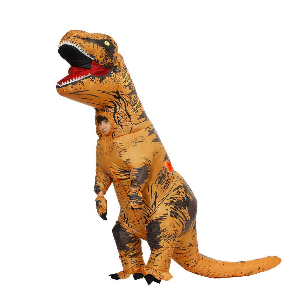 Hot Selling Adult Jurassic World Inflatable Dinosaur Costume With Many Colors