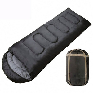 Camping Lightweight Cotton Sleeping Bag Compact Warm Soft Outdoor Polyester OEM Party BSCI Sleeping Bag 3 Seasons Nylon Lisifan