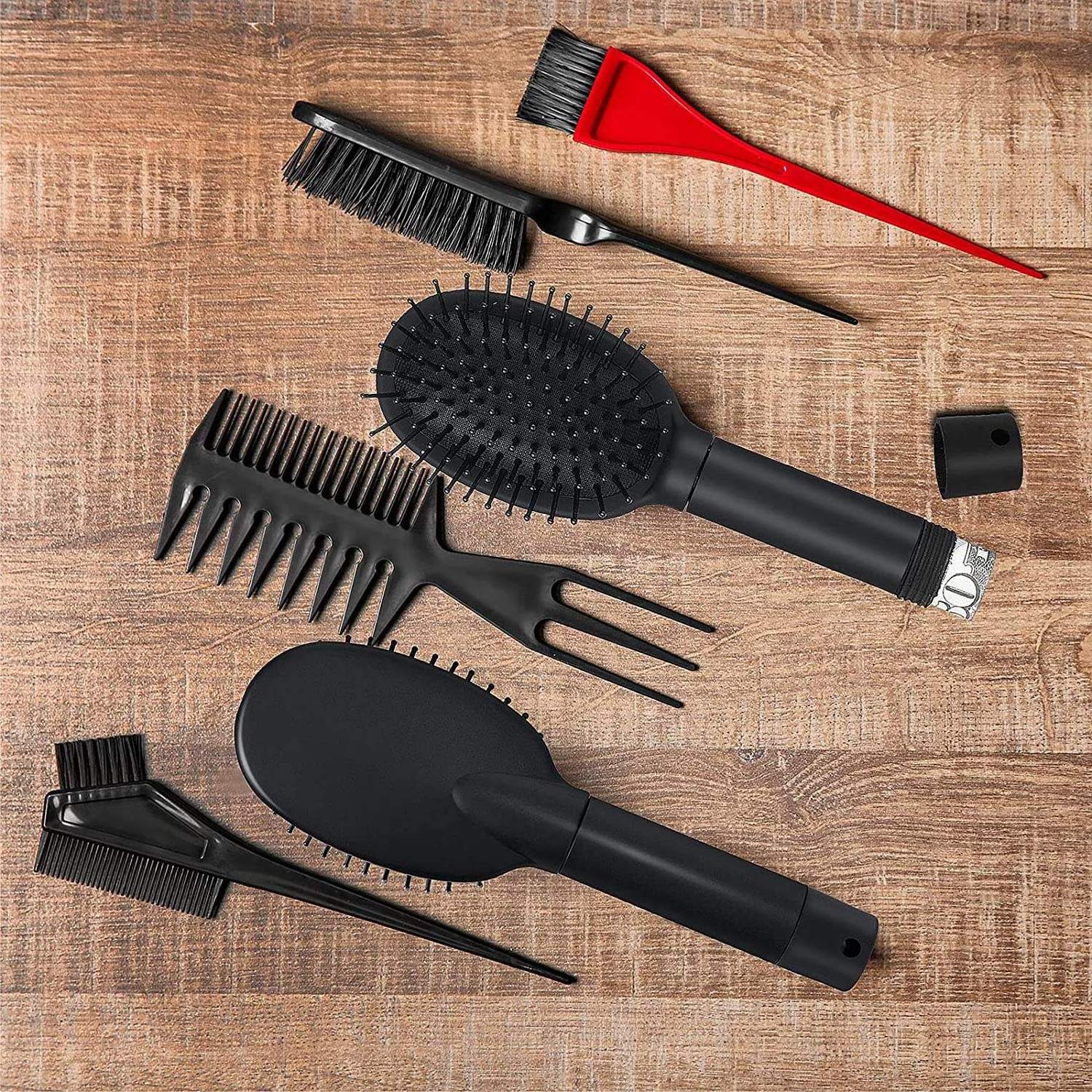 professional custom 2023 Hair Brush Secret Flask Paddle Air cushion comb Diversion Liquid Safe black detangling hairbrush