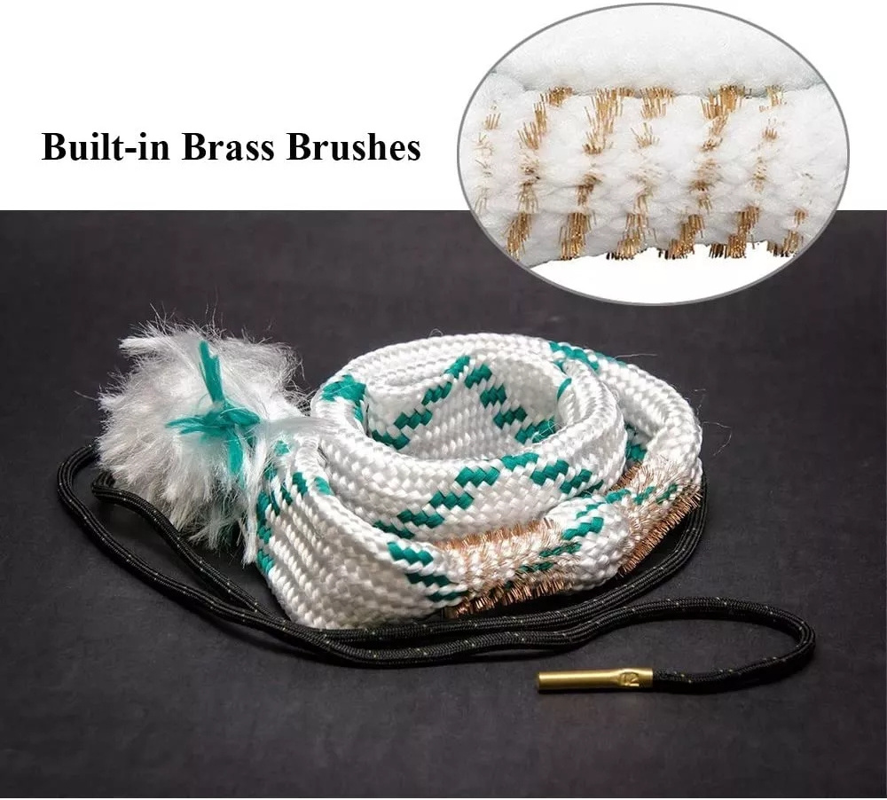 Universal Cleaning Kit Multi-Size Gun Bore Cleaning Snake Rope Brush