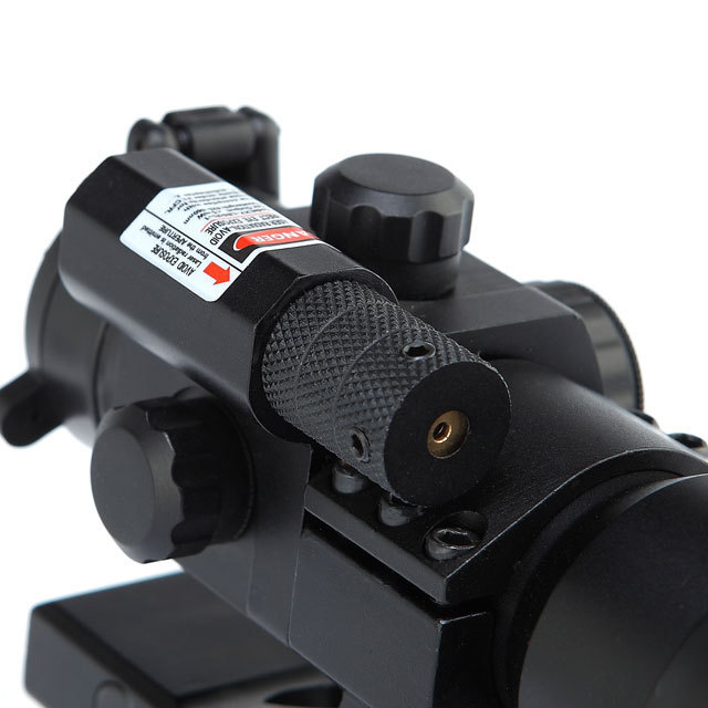 Best Sale High Quality  Red Dot Sight 30mm Dual-Color Scope Sight With Red Laser  For Hunting