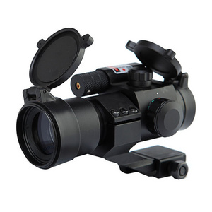 Best Sale High Quality  Red Dot Sight 30mm Dual-Color Scope Sight With Red Laser  For Hunting