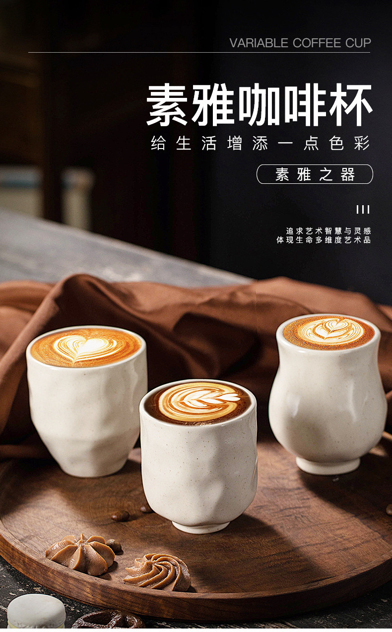 2024 Wholesale Custom Printed White Bone Tea Cups Saucers Espresso Cappuccino Latte Set Arabic Ceramic Coffee Cup