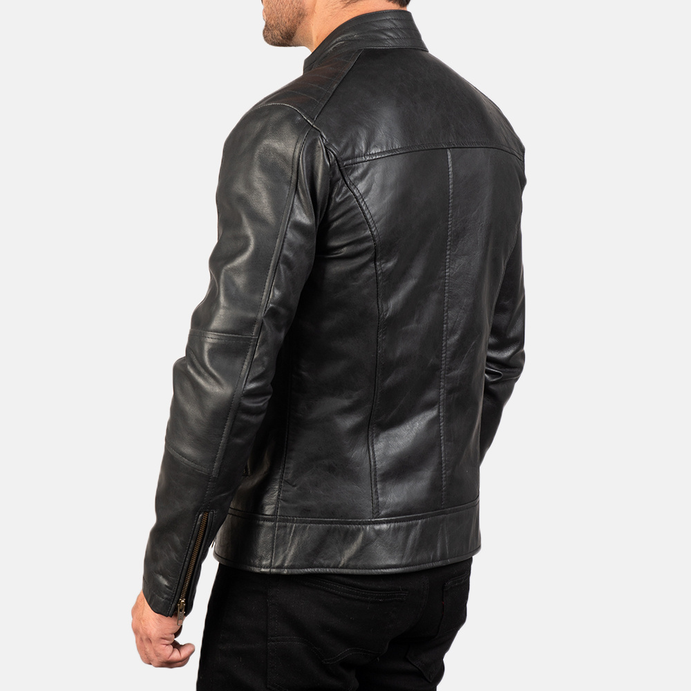 Pakistan custom OEM service winter genuine leather jackets mens bikers motorcycle leather jackets islander Turkish zipper style