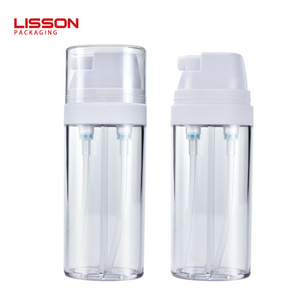 20ml 20ml cosmetic 2 in 1 dual chamber plastic bottle for cream lotion essence gel