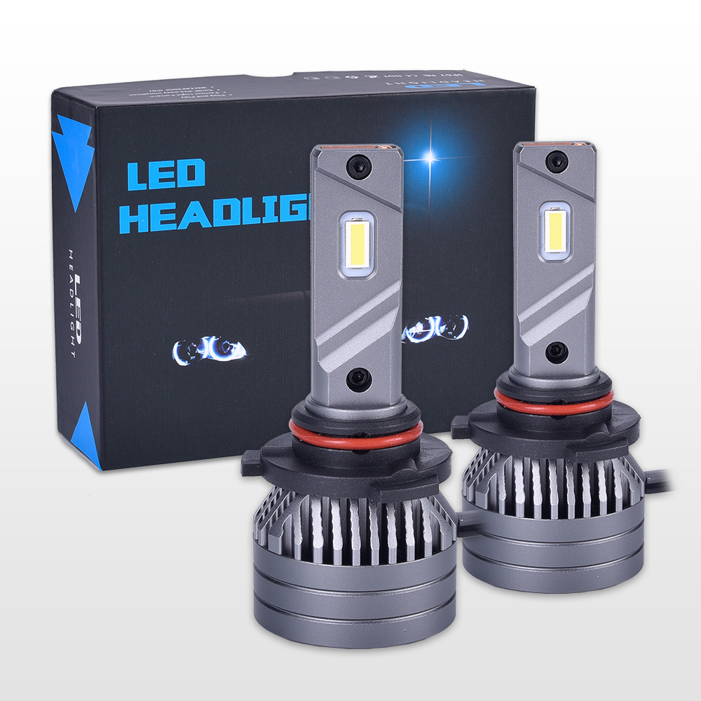 Customized Logo Package Car Light Accessories Led 6000K Xenon White 45watts 9000lm H1 H4 H7 H11 9006 9005 Led Headlight Bulbs