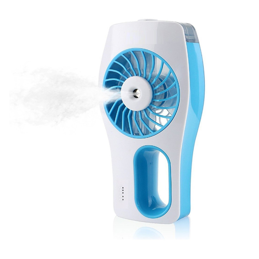 Mini Usb Water Mist Fan Portable Handheld Rechargeable Humidifier Air Cooling Fan