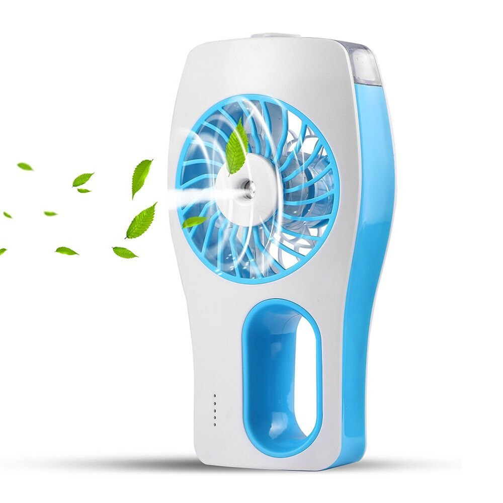 Mini Usb Water Mist Fan Portable Handheld Rechargeable Humidifier Air Cooling Fan