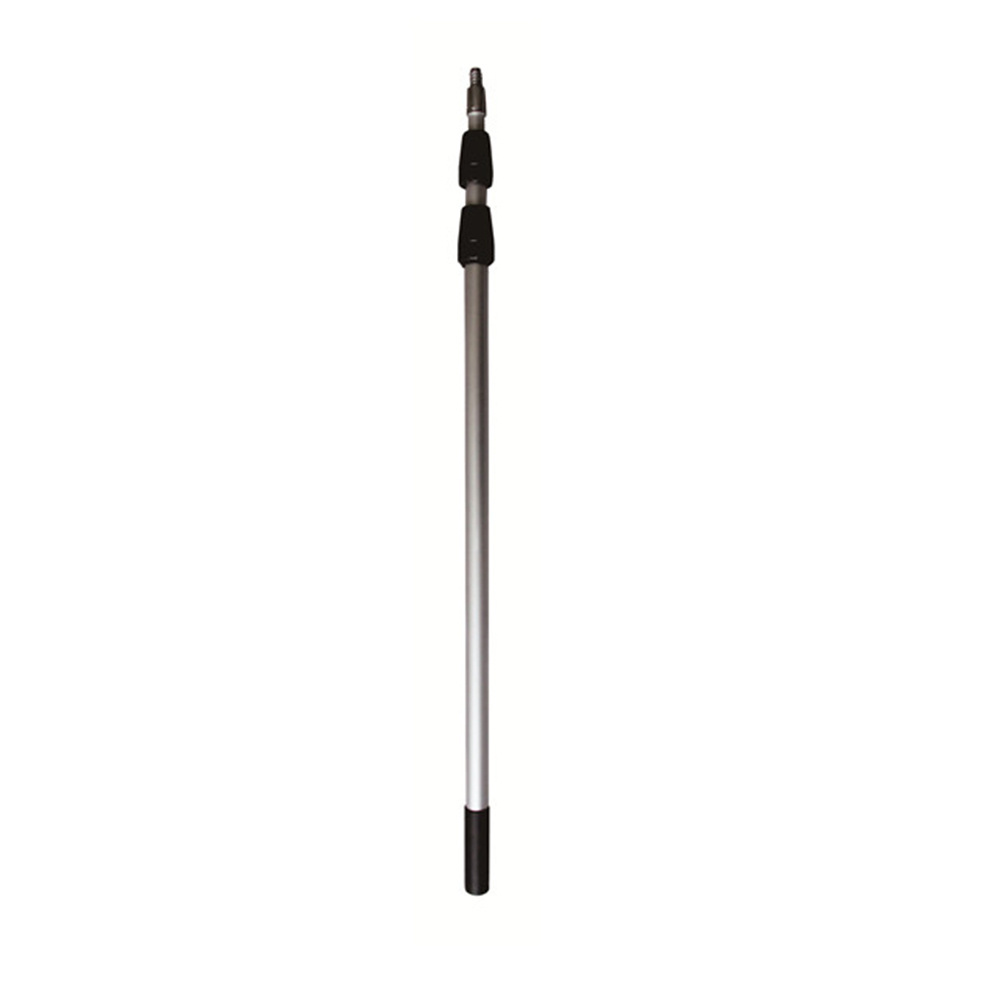 Professional three sections metal thread Aluminium extension pole