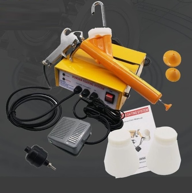 Factory price manual operation electrostatic powder coating spray gun for new starter test powder coating machine