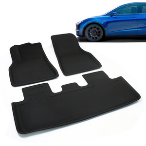 Waterproof Kick And Scratch Resistant 3D Car Floor Tpr Mats Wholesale Price For Tesla Model Y Accessories