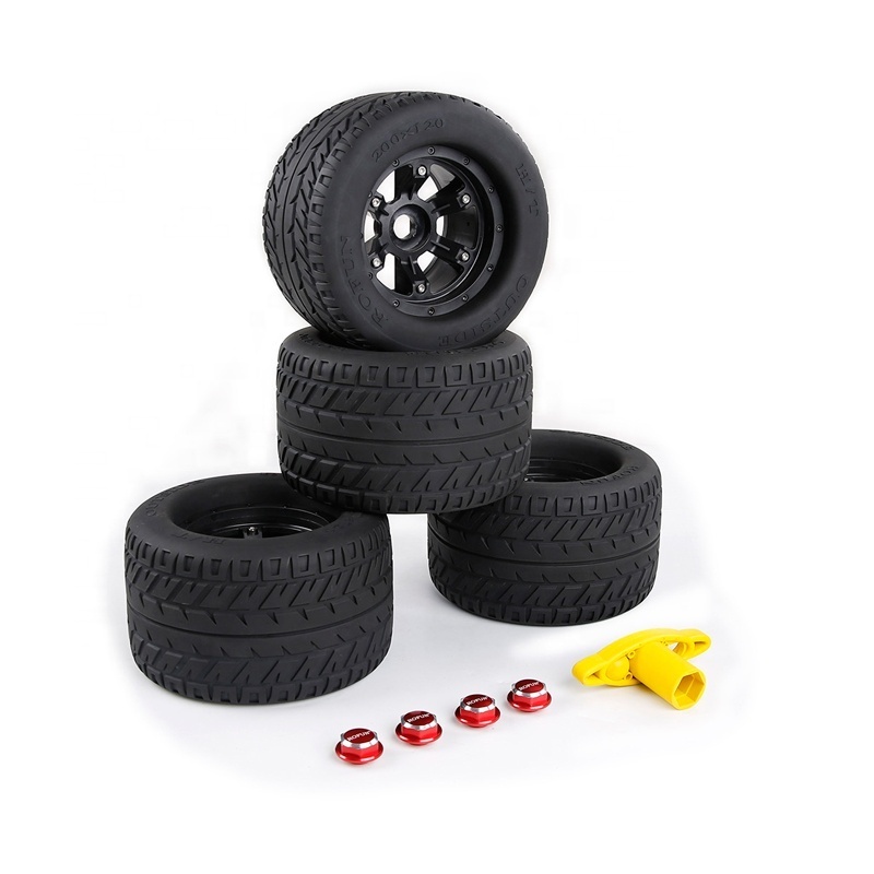 Rovan 200*120mm RC Wheel And Tire Set for 1/5 Scale Traxxas X-MAXX RC Car and Truck  86024