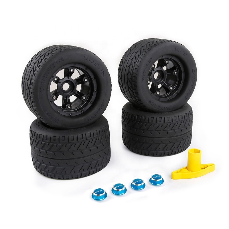 Rovan 200*120mm RC Wheel And Tire Set for 1/5 Scale Traxxas X-MAXX RC Car and Truck  86024