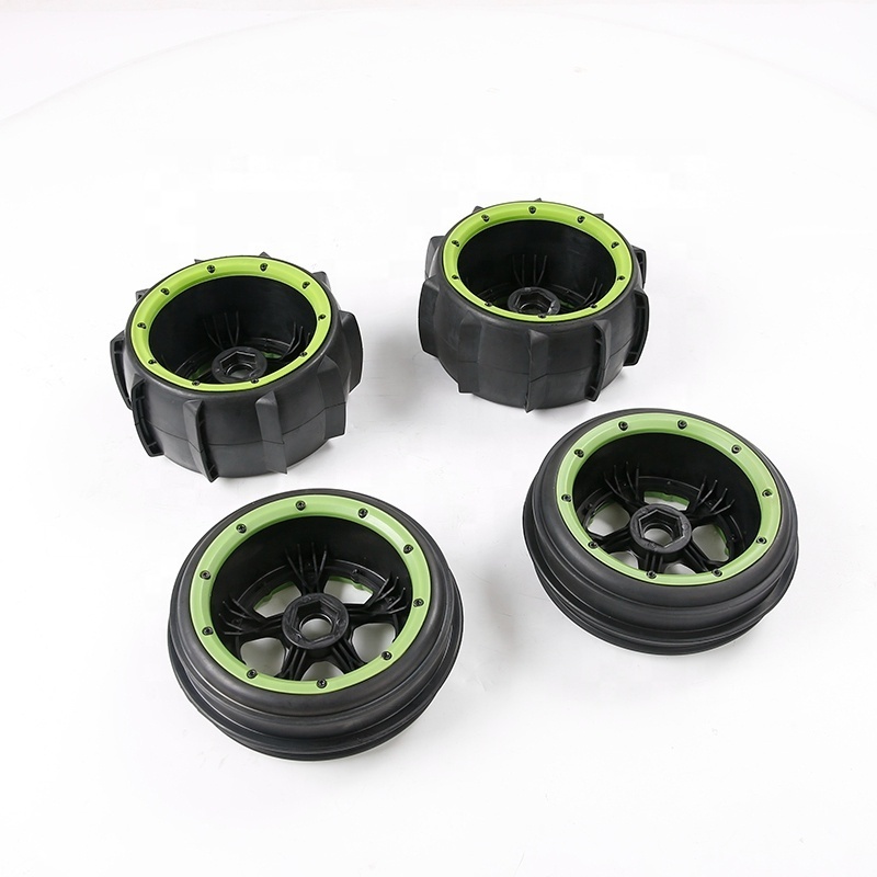 4pcs RC Car Tires Wheels 170*60mm Rubber Sand Tyres for 1/5 Scale RC Baja Baha 5B Truck Toy Spare Parts