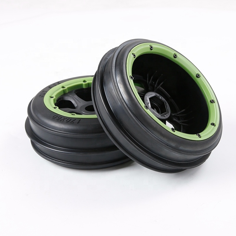 4pcs RC Car Tires Wheels 170*60mm Rubber Sand Tyres for 1/5 Scale RC Baja Baha 5B Truck Toy Spare Parts