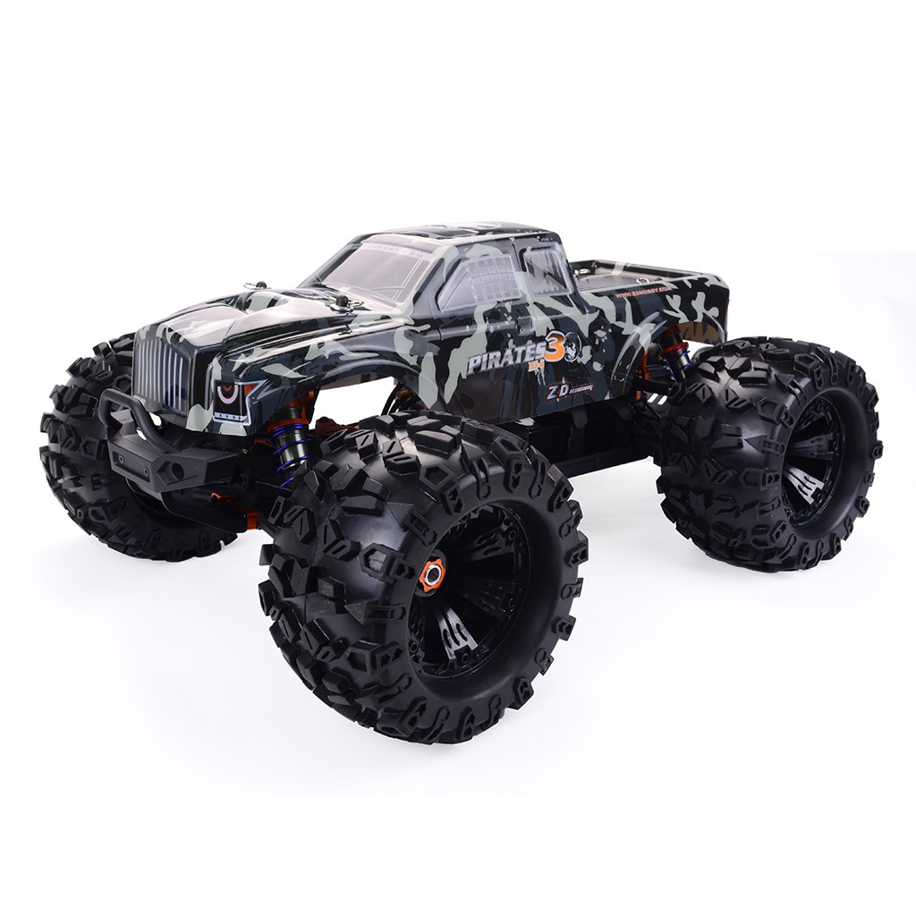 ZD Racing Camouflage 9116 V4 1/8 Remote Control Car MT8 Pirates3 Brushless Electric Monster Truck