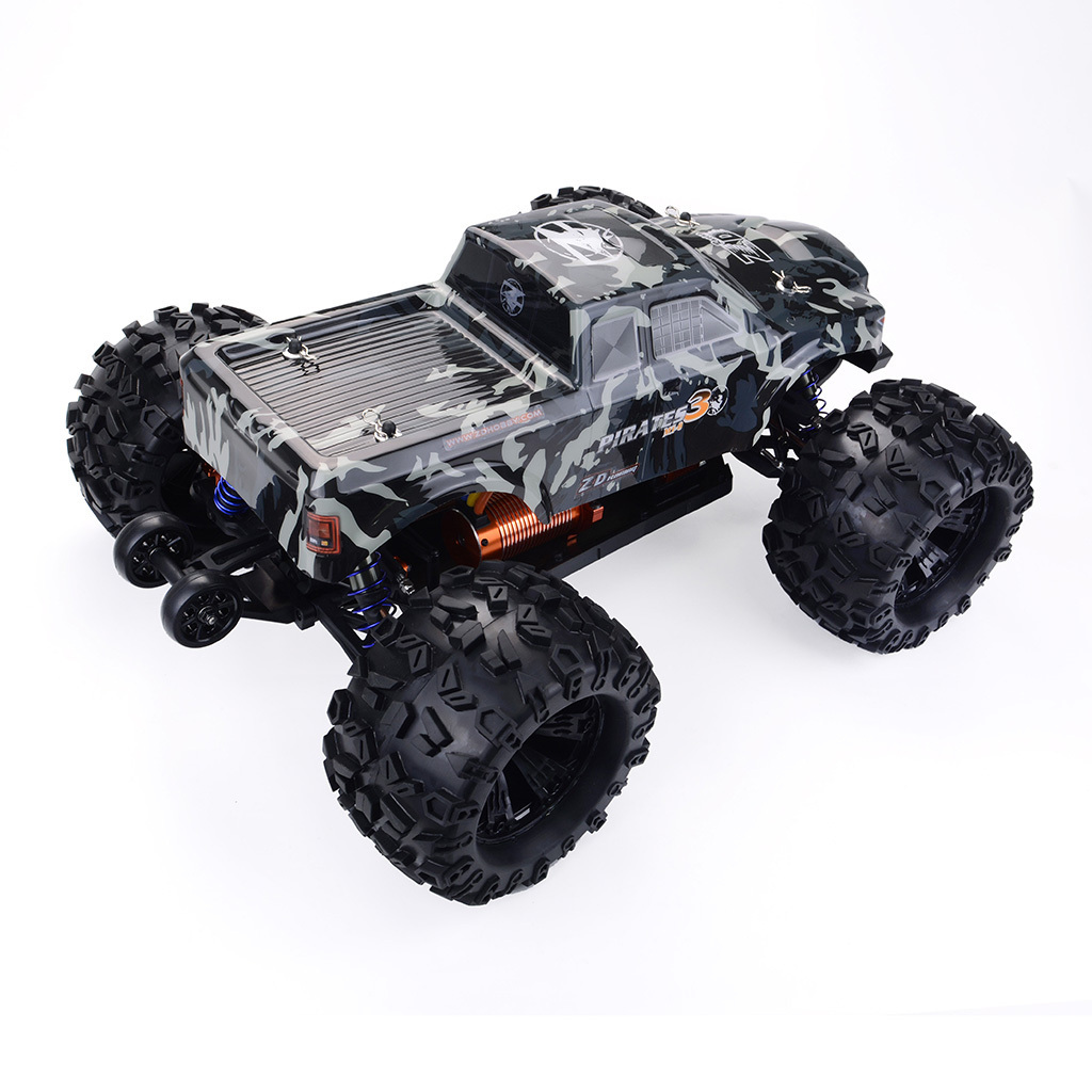 ZD Racing Camouflage 9116 V4 1/8 Remote Control Car MT8 Pirates3 Brushless Electric Monster Truck