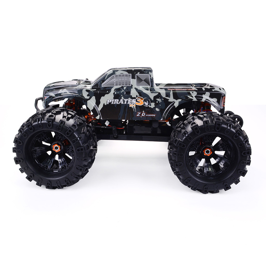 ZD Racing Camouflage 9116 V4 1/8 Remote Control Car MT8 Pirates3 Brushless Electric Monster Truck