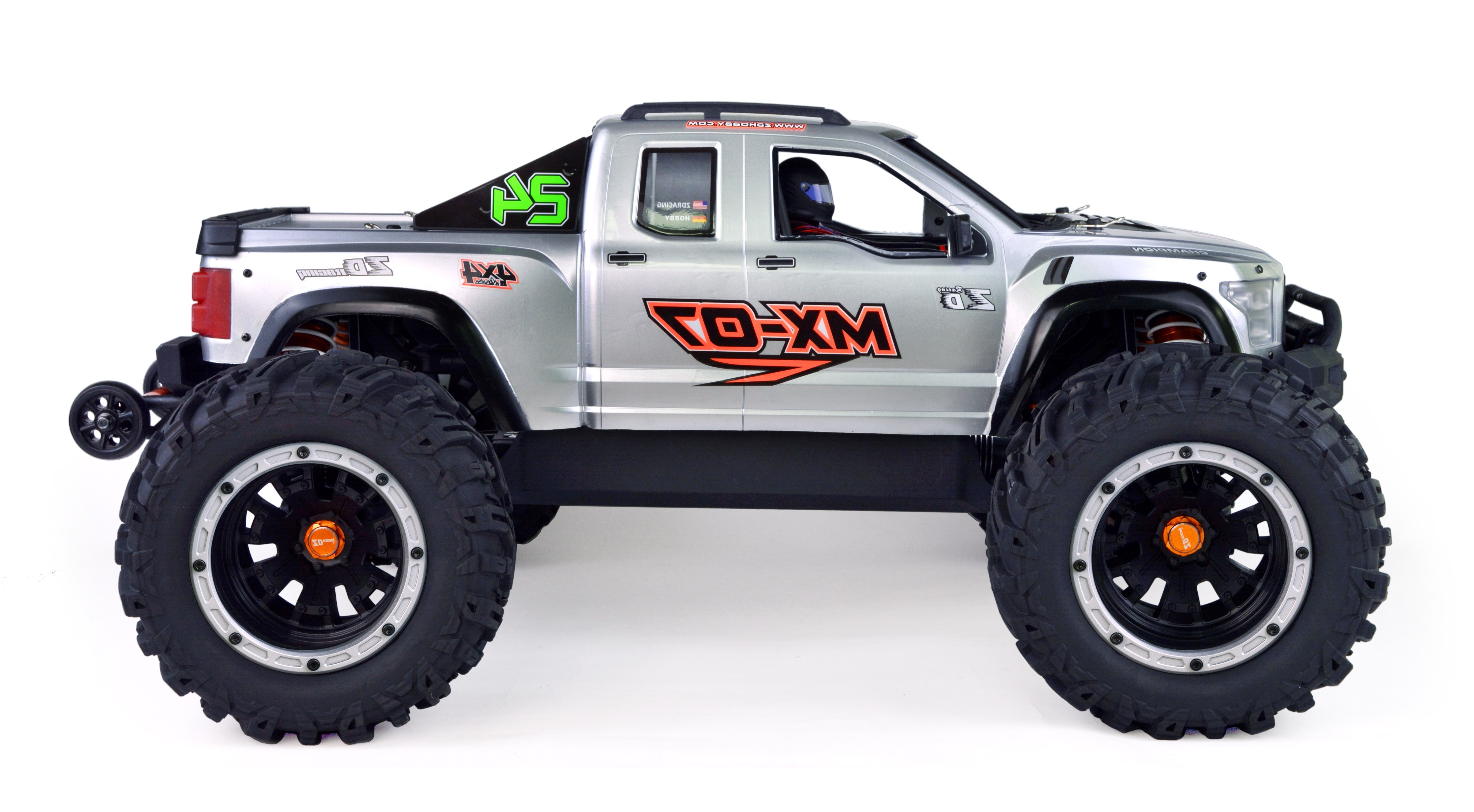 ZD Racing MX07 1/7 Scale Brushless Electric Monster Truck 80km/h Remote Control Car for Adult High Speed