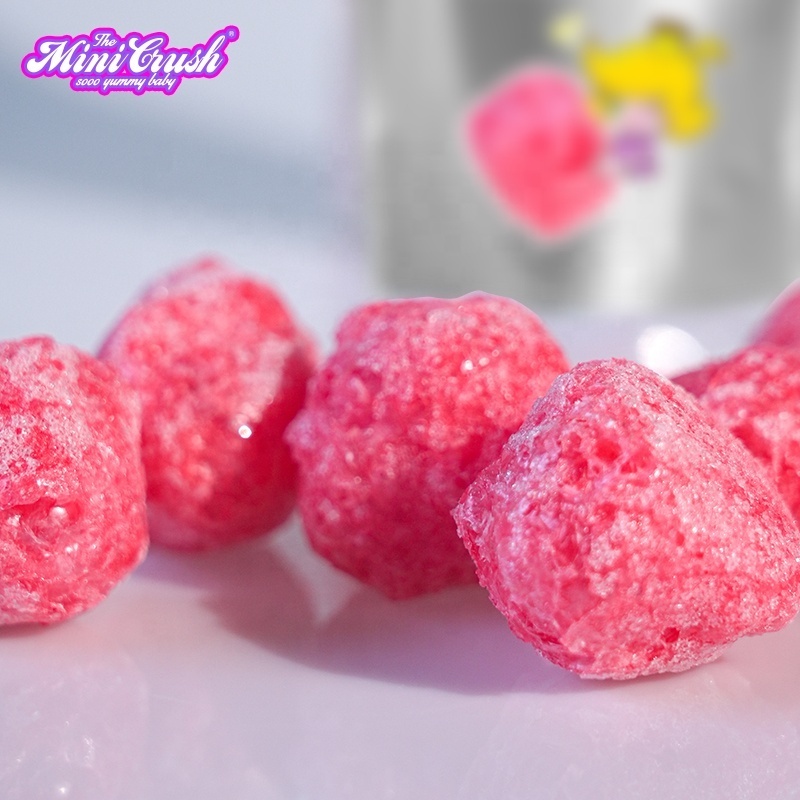 Minicrush Freeze Dried Candy freeze-dried Sour Plum Fruit Flavored gummy candy