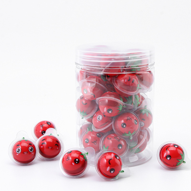 Round Candy cartoon Bottle sweet soft candies fruit flavor Jam filled ball Gummy candy