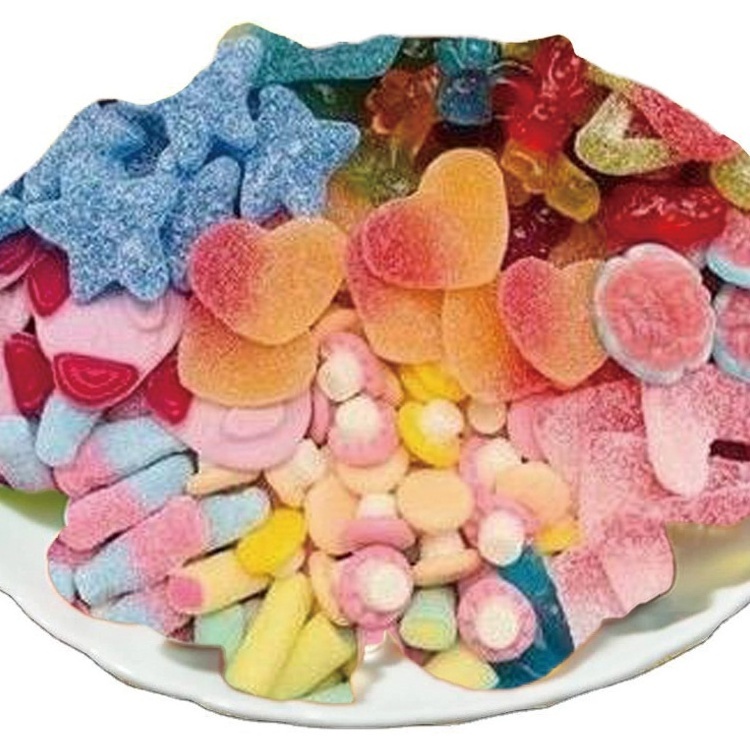 MINICRUSH CANDY private label candy Mix sweet bulk gift cute different shapes assorted wholesale liquid toy fruit gummy candy