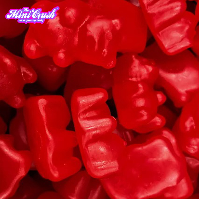 jelly gummy candy soft chewy fruit candy custom gummy bears hot spicy gummy candy