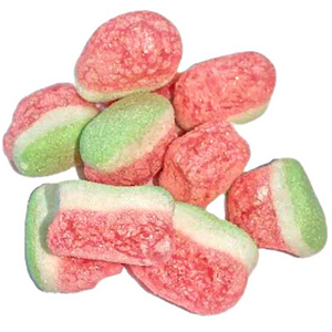 Freeze dried Sugar coated  watermelon  gummy candies sweet candy