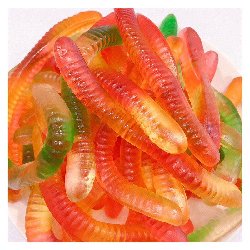 Bulk Wholesale Sugar Coated Candy Gummy Supplier Mixed Fruit Flavored Sweet Chewy Soft Jelly Candy