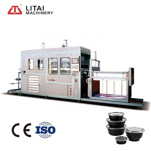 Full automatic vacuum forming pvc pet plastic egg tray  box making machine/thermoforming machine