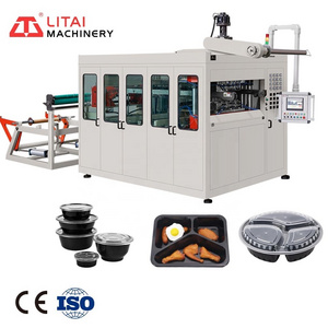 Automatic High Efficiency Disposable Plastic Food Container Bowl Plate Making Machine