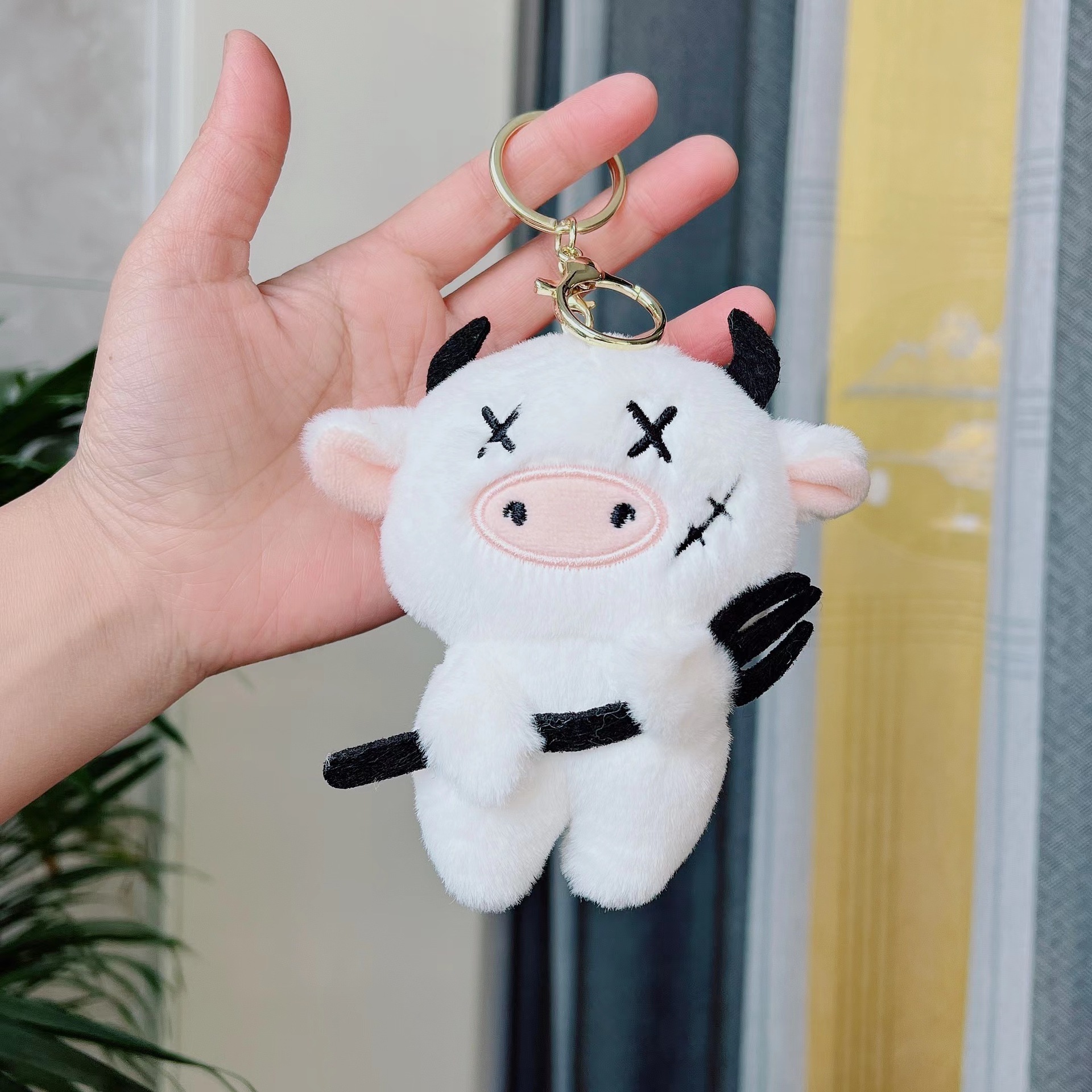 2024 stuffed animal toys Cartoon Mini Plush Toys Keychains Customized Key holder