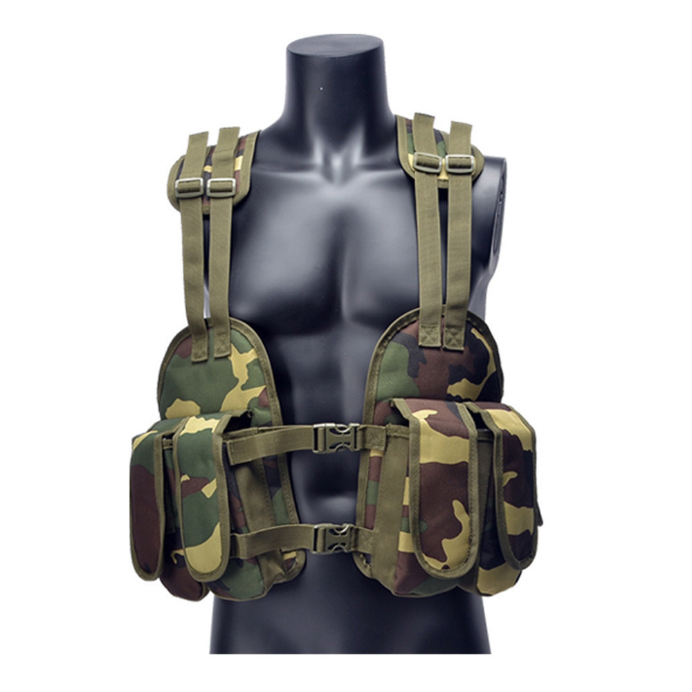 Flashlight Radio Mag Knife Camouflage Lightweight Tactical Tactic Vest with Tool Mag Pouch