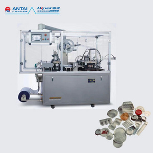 Tray Cup Lid Automatic PET Plastic Thermoforming Machine 350 material width