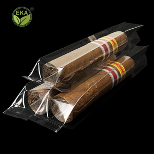 Heat Seal Tobacco Side Gusset Opp Cellophane Cigar Tube Single Cigar Wraps Packaging Bag