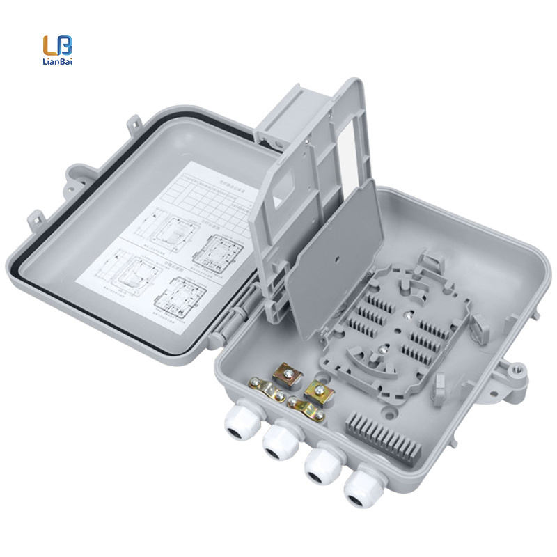 8 Fibers Nap Odp Ftb Ftth 3 Entry Fiber Access Termination Box 1:8 PLC Pigtail Splitter 12 Fiber Distribution Box